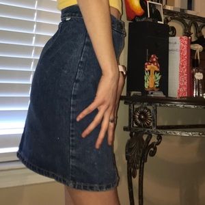 Vintage GUESS Georges Marciano denim pencil skirt